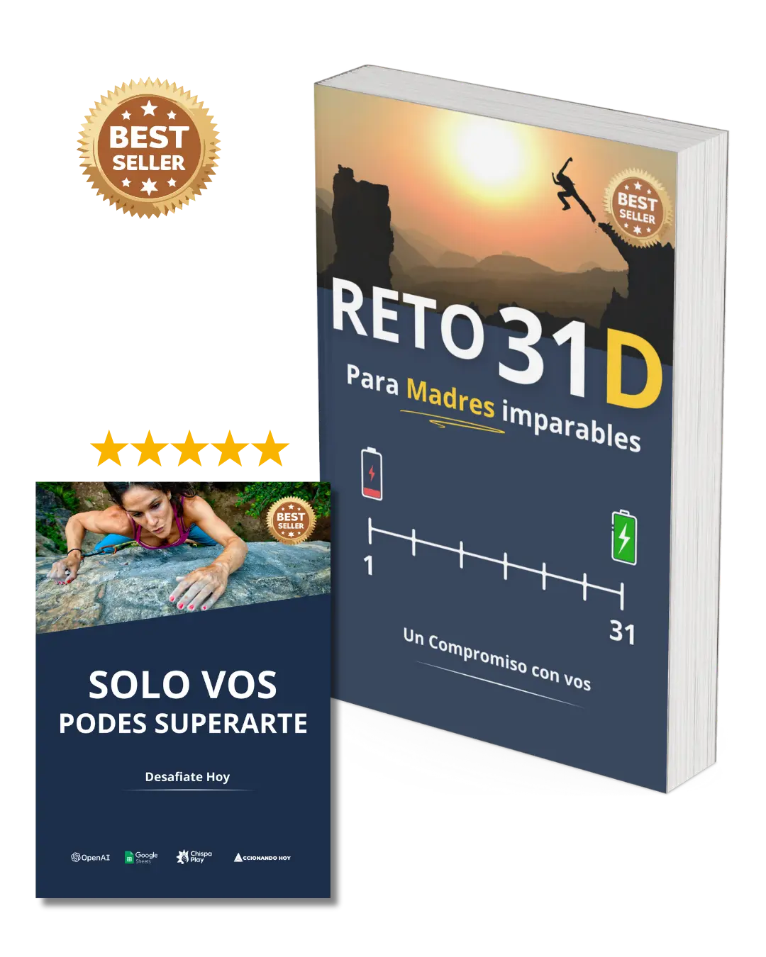 Reto 31D - Para Madres Imparables + Planilla Profesional de gastos y Promts 5 Estrellas